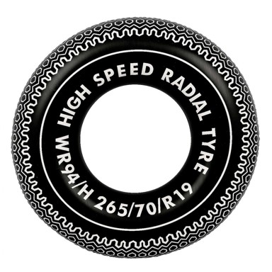 Kolut s uzorkom auto gume, 90 cm