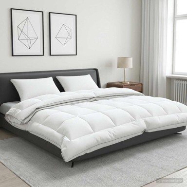 Set jastuka i popluna 3 kom.,  220x260 cm, 4 godišnja doba, vuna