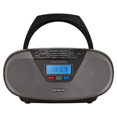 AIWA Prijenosni CD radio Boombox BBTU-400BK, crni