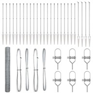 Ograda u obliku heksagona, 1.2x50 m, galvanizirani čelik  