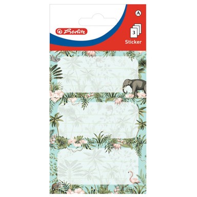 HERLITZ Školske papirnate etikete, Tropic
