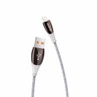 DUDAO Kabel USB A, pleteni, 3 A, 123 cm