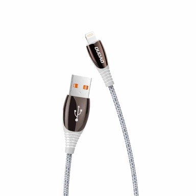 DUDAO Kabel USB A, pleteni, 3 A, 123 cm