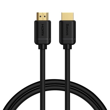 BASEUS High Definition Series HDMI na HDMI kabel, 0.75m, crni, WKGQ030201