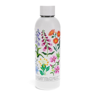 REX LONDON Boca za vodu Wild Flowers 500 ml, bijela