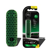 AROMA CAR Osvježivač zraka za auto FANCY SHAPES POLYMER HEX Lemon