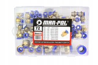 Set navojnih pneumatskih brzih spojnica 4-16 mm 72 komada