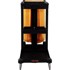 VEVOR Kolica za čišćenje s 3 police 120x51x98 cm, crna
