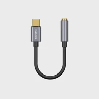 BASEUS Audio/HF/AUX adapter tip C, ženski, sivi, L54 CATL54-0G