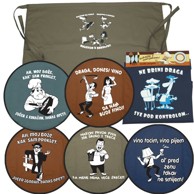 Pregača s natpisom, 48x68 cm