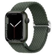 B-STRAP Elastic Nylon remen za Apple Watch 38/40/41mm, olive green