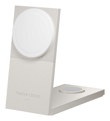 NATIVE UNION Punjač Rise Magnetic2, bežični, 3u1, sivi