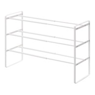 YAMAZAKI Bijele podesive police za cipele sa 3 etaže Maebashi