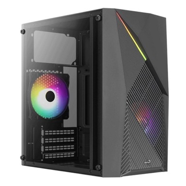 AEROCOOL Kućište RAIDER, mini tower, micro-ATX, prozor, crno