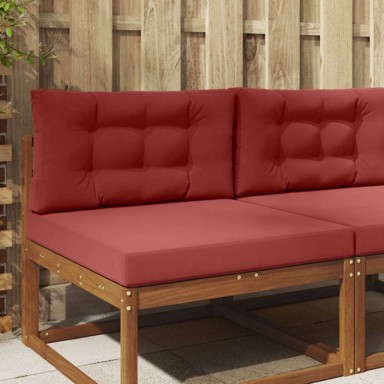 Jastuk za vanjsku sofu set 2 kom, 80 x 80 cm, bordo