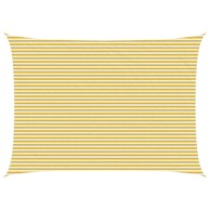 Jedrilica za sunčevu sjenu, 5 x 8 m, HDPE, žuta i bijela