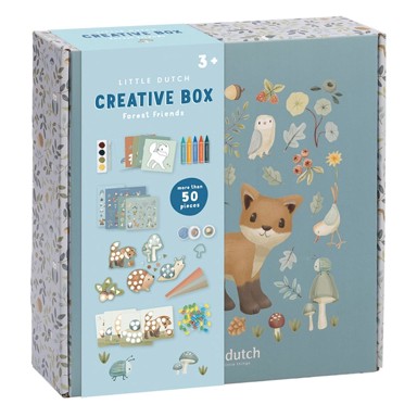 LITTLE DUTCH Kutija za kreativnost XL, Šumski prijatelji