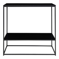 HOUSE NORDIC Pomoćni stol Vita 80x36 cm s crnom pločom stola crni