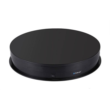 PULUZ Električno rotirajuće postolje, 30 cm, USB, crno