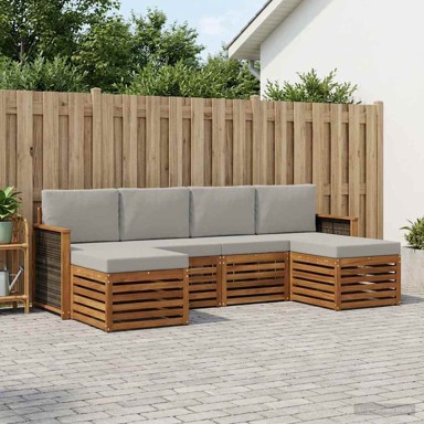 Setovi sofa, čvrsto drvo akacije