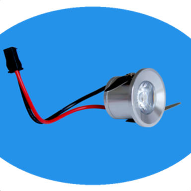 Ugradbena LED lampa X-light, 1x1W, plava, bez napajanja