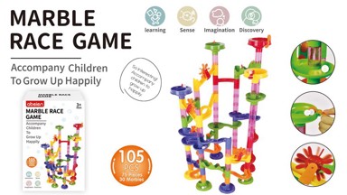 Staza za kuglice, set od 105 dijelova