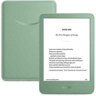 AMAZON E-Book čitač Kindle 6, 16GB, WiFi, zeleni