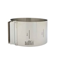 BIRKMANN Obruč za tortu Easy Baking, visina 10 cm, podesiv Ø 18–30 cm