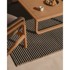 KAVE HOME Vanjski tepih Satanca 160x230 cm, crni/bež