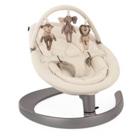 NUNA Ležaljka Leaf Grow s lukom za igračke, bijela