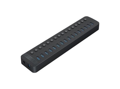 ORICO USB hub CT2U3-16AB, USB-B, 16x USB-A, crni