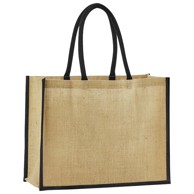 BEECHFIELD Vrećica za kupovinu juta W470, 42x33x19 cm, natur-crna