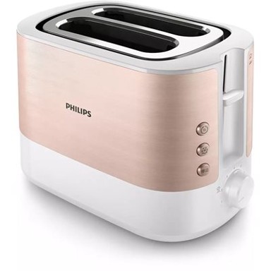 PHILIPS Toster HD2638/11, 1050W, bijelo-rozi
