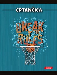 TARGET Crtančica B5, linije, 16 listova, meki uvez