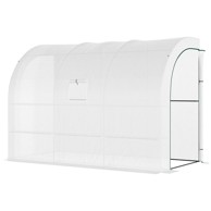HOMESTAR Staklenik s lučnim krovom 400x123x171 cm, proziran