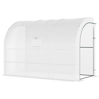 HOMESTAR Staklenik s lučnim krovom 400x123x171 cm, proziran