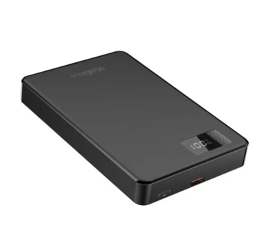 GEMBIRD magnetski bežični powerbank s LCD zaslonom, 10000 mAh, 15 W, crni