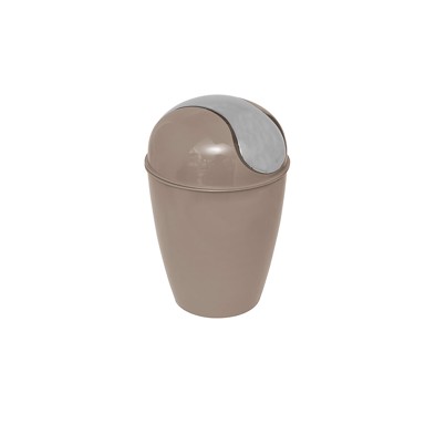 TENDANCE Kanta za smeće s poklopcem, polipropilen, sivo smeđa 5, 6 l