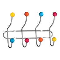  PREMIER HOUSEWARES Metalna zidna vješalica u srebrnoj boji Plastic