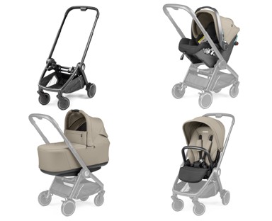 STOKKE Kolica 3u1 City Loop SLK, bež