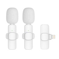 MG Bežični lavalier mikrofon K1 Lightning, 2ks, bijeli