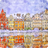 FEDKOLOR Slika 90x90 cm Wroclaw