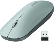 UGREEN Miš, bežični, 2,4 GHz, 4000 DPI, zelena (90374)