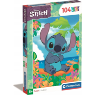 CLEMENTONI Slagalica Supercolor Stitch, crtići, 104 komada