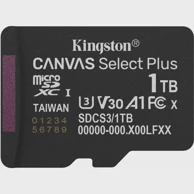 KINGSTON Memorijska kartica microSDXC Canvas Select Plus, 1TB, crna, UHS-I, U3, Class 10, V30