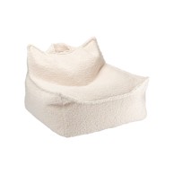 WIGIWAMA Krem vreća za bebe od bouclé tkanine Chair 