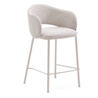 KAVE HOME Barska stolica boje slonovače (visine sjedala 65 cm) Maina 