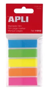 APLI Blok zastavice, fluorescentne