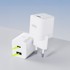 ALLITY Set pribora ATK 5u1 organizator/kutija + powerbank + GaN punjač + USB-C na USB-C kabel + 3 vezice, bijela