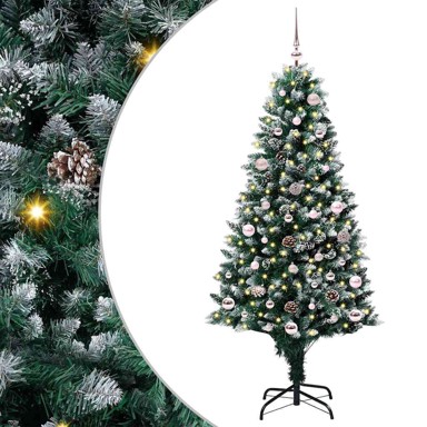 Božićno drvce umjetno, zeleno, 150 cm, PVC, čelik i plastika